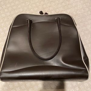 Prada chocolate brown handbag
